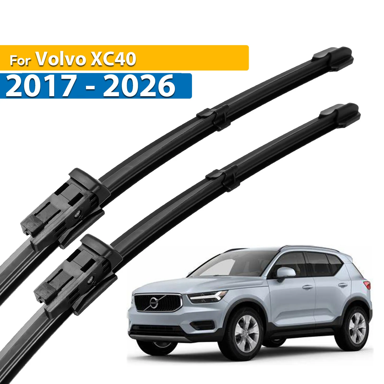 Erick's Wiper LHD Front Wiper Blades For Volvo XC40 2017 - 2026 Windshield Windscreen Clean Window Car Rain Brushes 24"+20"
Erick's Wiper LHD Front Wiper Blades For Volvo XC40 2017 - 2026 Windshield Windscreen Clean Window Car Rain Brushes 24"+20"