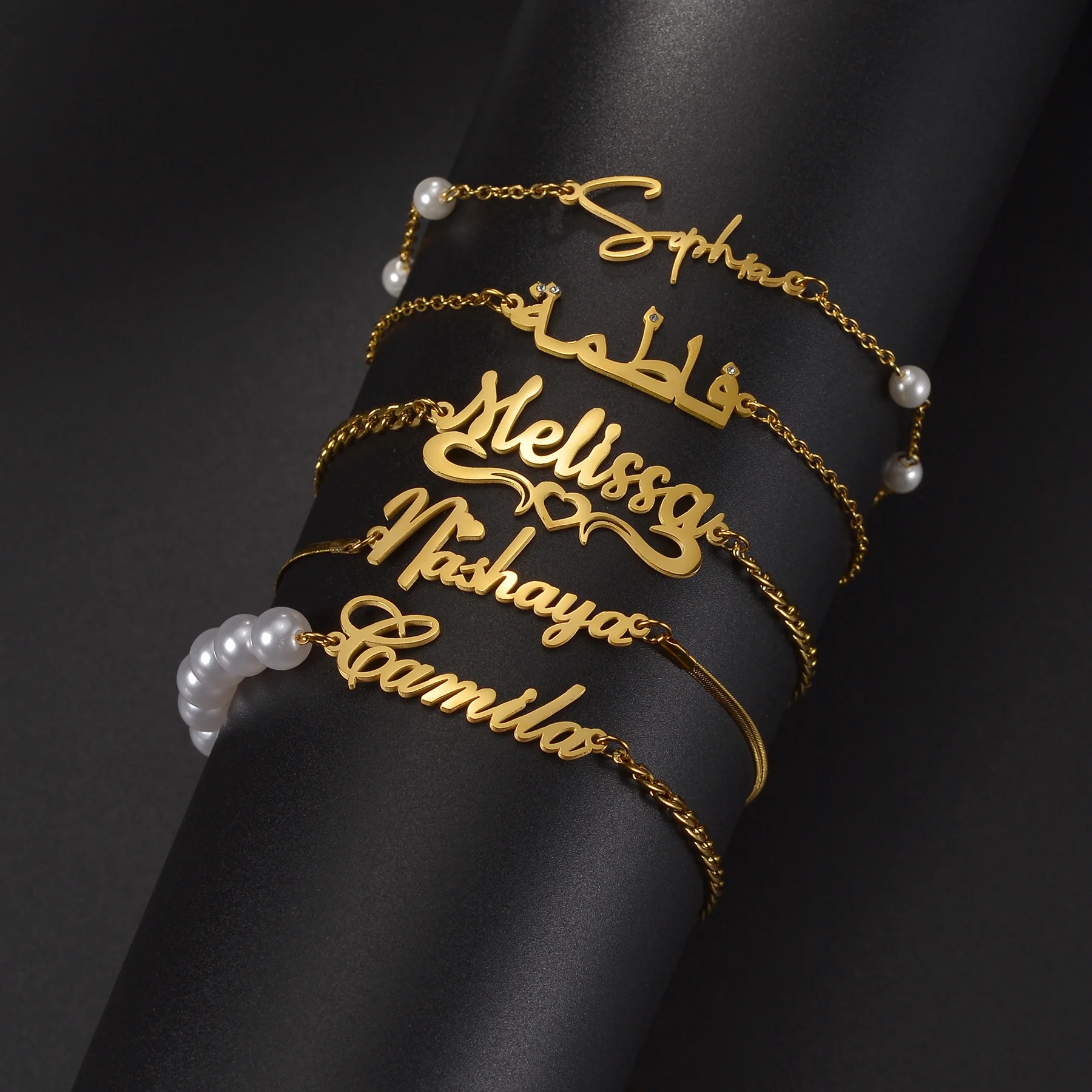 Acheerup Personalized Name Cuban Chain Bracelet for Women Men Custom Stainless Steel Zircon Date Arabic Hand Chain Jewelry Gift
Acheerup Personalized Name Cuban Chain Bracelet for Women Men Custom Stainless Steel Zircon Date Arabic Hand Chain Jewelry Gift