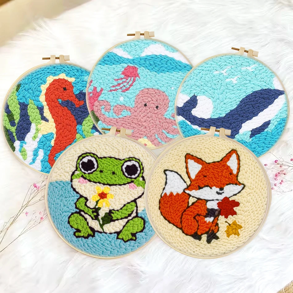 Diy Punch Needle Embroidery Starter Kits For Beginner Animal Handicrafts Poking Embroidery Yarn Painting DIY Sewing Craft Art
Diy Punch Needle Embroidery Starter Kits For Beginner Animal Handicrafts Poking Embroidery Yarn Painting DIY Sewing Craft Art