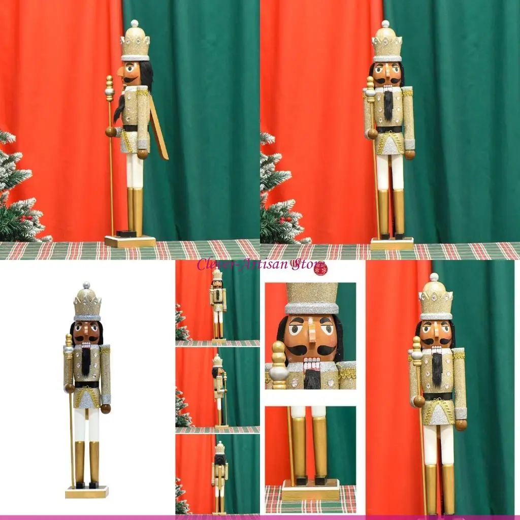 E06B Рождественские Щелкунчики Украшение Элегантное Черное Лицо Щелкунчики Украшение Деревянный Солдат Для Рождественских
E06B Рождественские Щелкунчики Украшение Элегантное Черное Лицо Щелкунчики Украшение Деревянный Солдат Для Рождественских