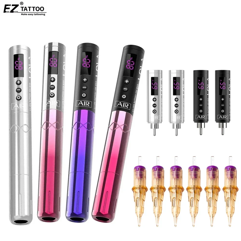 EZ Wireless Battery Tattoo Machine Pen Permanent Makeup Machine Eyebrow Eyeliner Lips Tattoo Supply With 3 Batteries
EZ Wireless Battery Tattoo Machine Pen Permanent Makeup Machine Eyebrow Eyeliner Lips Tattoo Supply With 3 Batteries