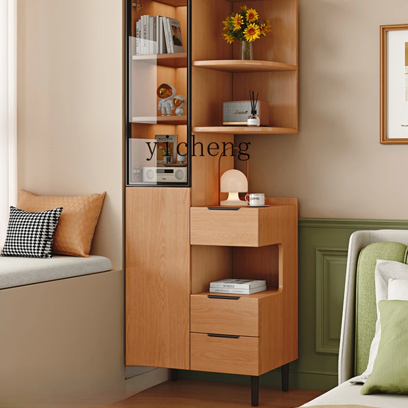 ZC solid wood sofa side side side cabinet living room household small apartment storage locker living room high cabinet
ZC solid wood sofa side side side cabinet living room household small apartment storage locker living room high cabinet