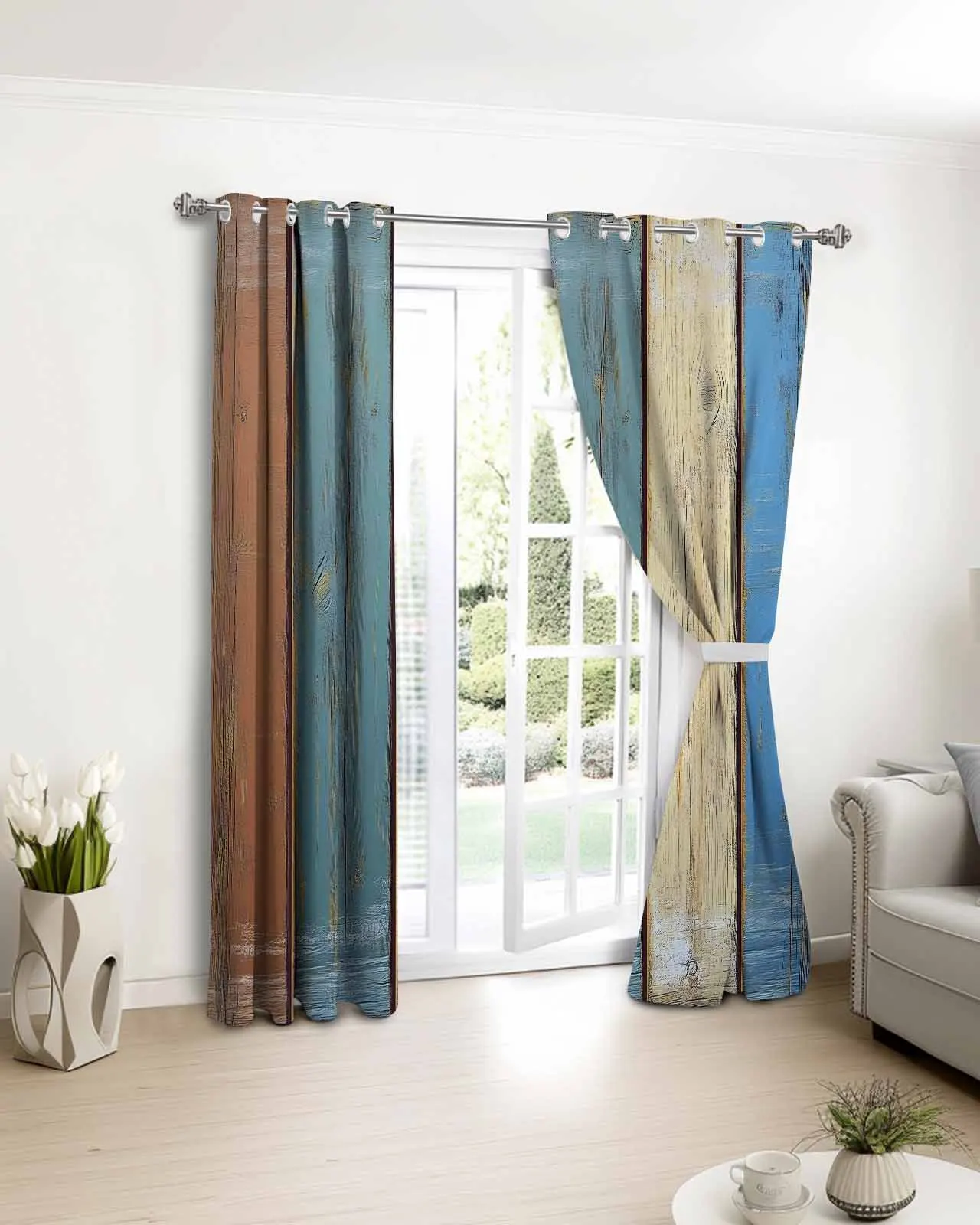 Retro Style Wood Printed Window Curtains Living Room Bedroom Children Room Modern Home Decor
Retro Style Wood Printed Window Curtains Living Room Bedroom Children Room Modern Home Decor