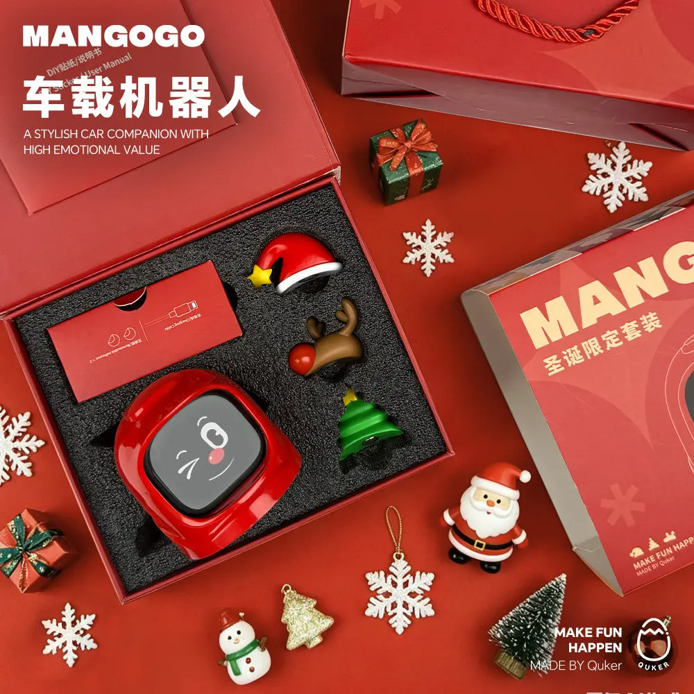 MANGOGO Smart Car Robot Christmas Limited Set Valentines Day Gift High Aesthetic Gift Box Car Interior Decoration For Couple
MANGOGO Smart Car Robot Christmas Limited Set Valentines Day Gift High Aesthetic Gift Box Car Interior Decoration For Couple