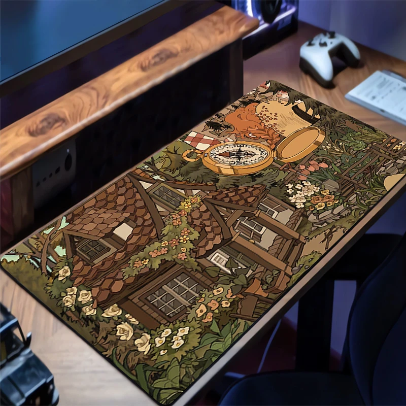 Mouse Pad Computer Size Retro Illustration Mousepad Non-slip Gamer Keyboard Pad Green Plants Mausepad Design HD Desk Mat Carpet
Mouse Pad Computer Size Retro Illustration Mousepad Non-slip Gamer Keyboard Pad Green Plants Mausepad Design HD Desk Mat Carpet