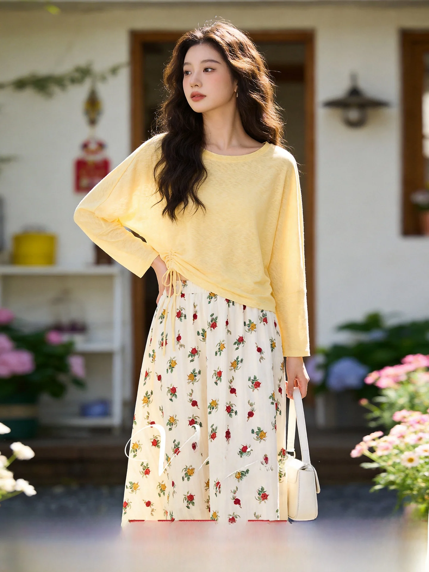 Spring 2026 Women's plus Size Floral Print Set Sweet Style Long Sleeve Waist-Cinching Dress Casual A-Line Skirt Two-Piece Suit
Spring 2026 Women's plus Size Floral Print Set Sweet Style Long Sleeve Waist-Cinching Dress Casual A-Line Skirt Two-Piece Suit