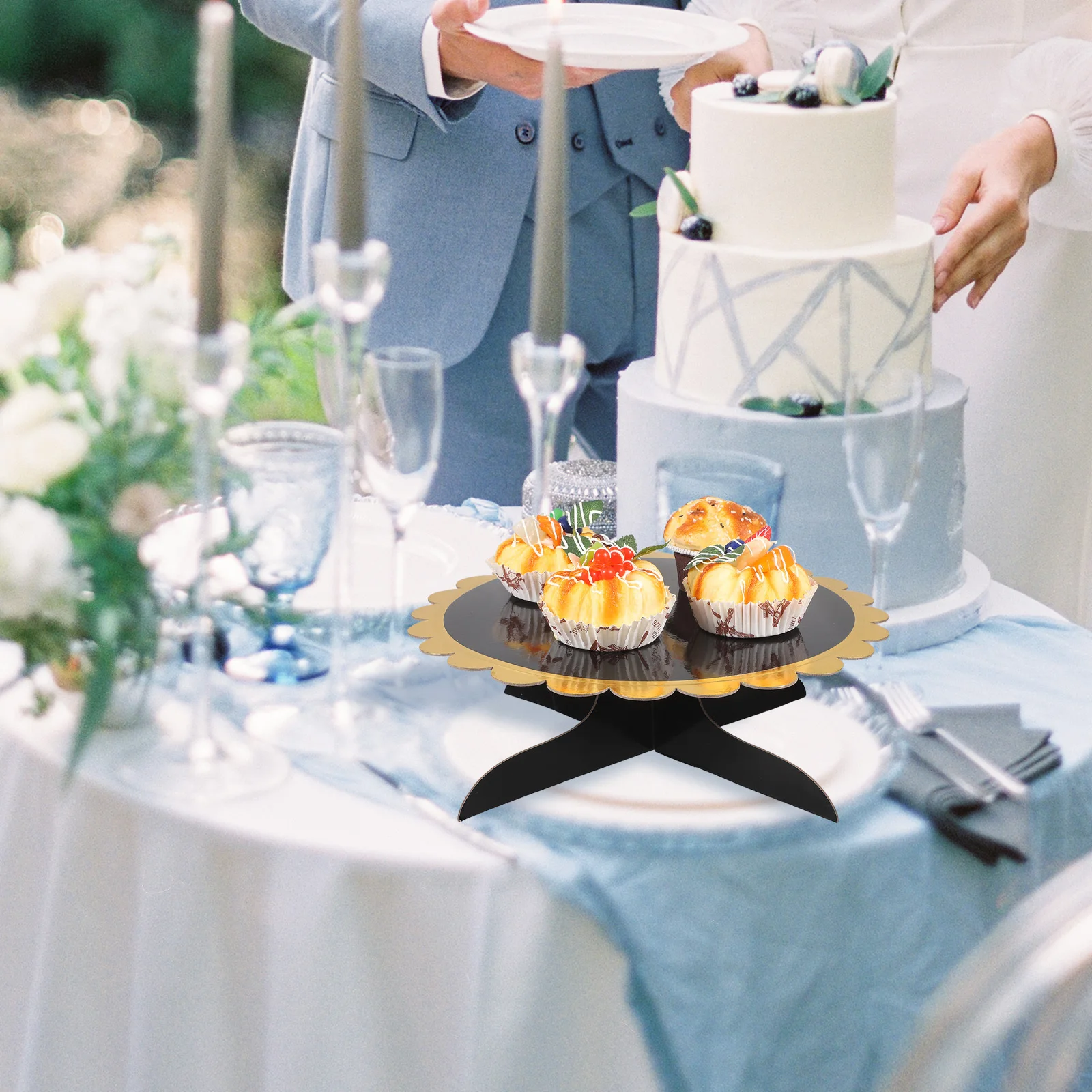 Disposable Paper Stand Cake Rack White Round Party Supplies Display Holder for Party Wedding Kitchen Bar Supplies
Disposable Paper Stand Cake Rack White Round Party Supplies Display Holder for Party Wedding Kitchen Bar Supplies