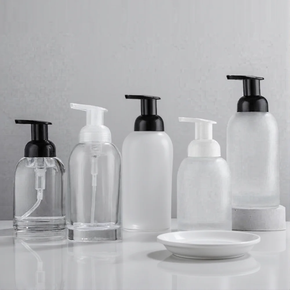 250/375ml Portable Glass Foam Bottle Empty Press Pump Clear Bottle Lotion Shampoo Dispenser Hand Sanitizer Refillable Bottles
250/375ml Portable Glass Foam Bottle Empty Press Pump Clear Bottle Lotion Shampoo Dispenser Hand Sanitizer Refillable Bottles