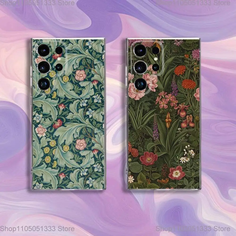 William Morris Phone Case For Samsung S30,23,21,22,20, FE lite,S10,9,8,7 PIus Note20ultra Soft Transparent
William Morris Phone Case For Samsung S30,23,21,22,20, FE lite,S10,9,8,7 PIus Note20ultra Soft Transparent