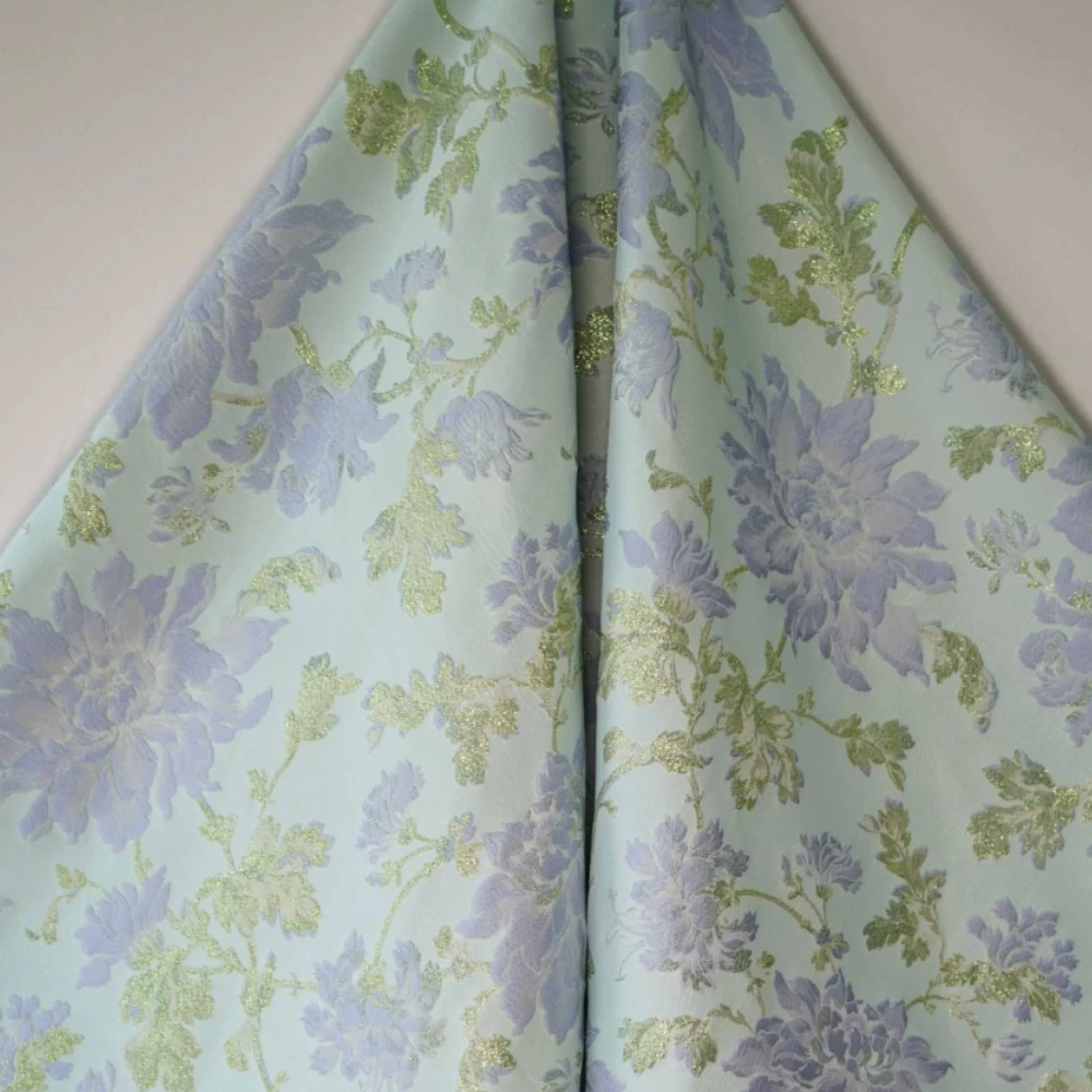 Silver Silk Color Woven Fabric with Floral Patterns for Set Dress Elegant Spring Summercloth Diy By The Meter Sewing Material
Silver Silk Color Woven Fabric with Floral Patterns for Set Dress Elegant Spring Summercloth Diy By The Meter Sewing Material