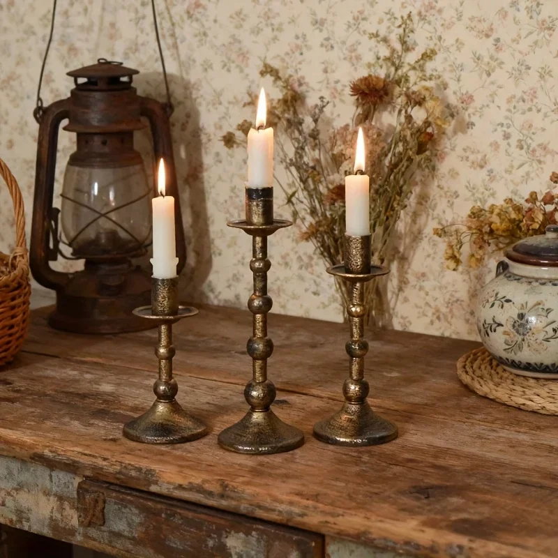 Retro Metal Candle Holder Candlestick for Candles Country Room Decoration Candlestick Romantic Candlelight Dinner Ornaments Gift
Retro Metal Candle Holder Candlestick for Candles Country Room Decoration Candlestick Romantic Candlelight Dinner Ornaments Gift