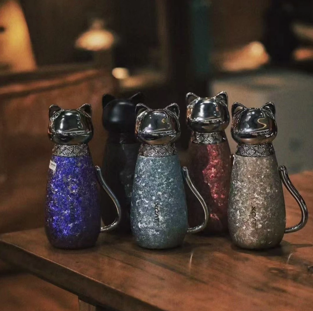 Pure titanium cat thermos cup straw cups outdoor portable travel car water cup business titanium cups gift
Pure titanium cat thermos cup straw cups outdoor portable travel car water cup business titanium cups gift