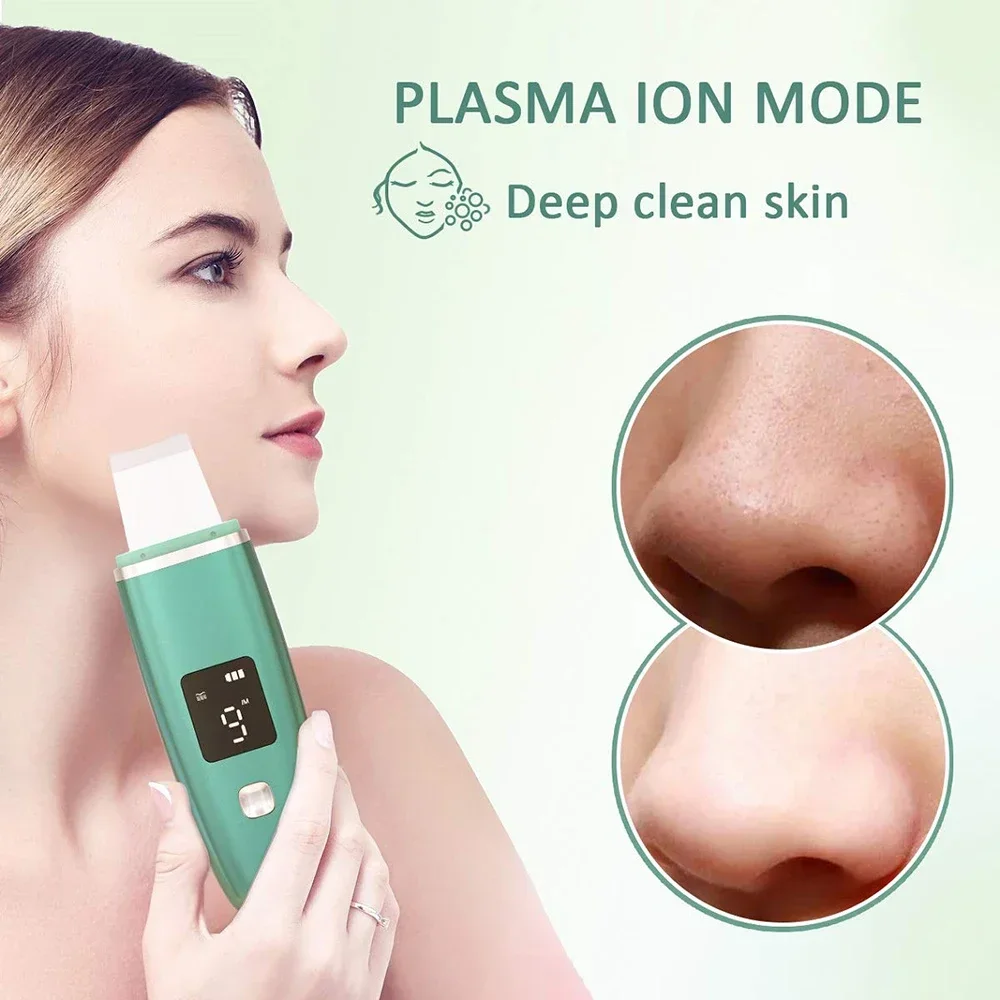 Ultrasonic EMS Skin Scrubber Peeling Shovel Facial Pore Cleaner Face Massager Lifting Facial Skin Deep Face Cleaning Machine
Ultrasonic EMS Skin Scrubber Peeling Shovel Facial Pore Cleaner Face Massager Lifting Facial Skin Deep Face Cleaning Machine