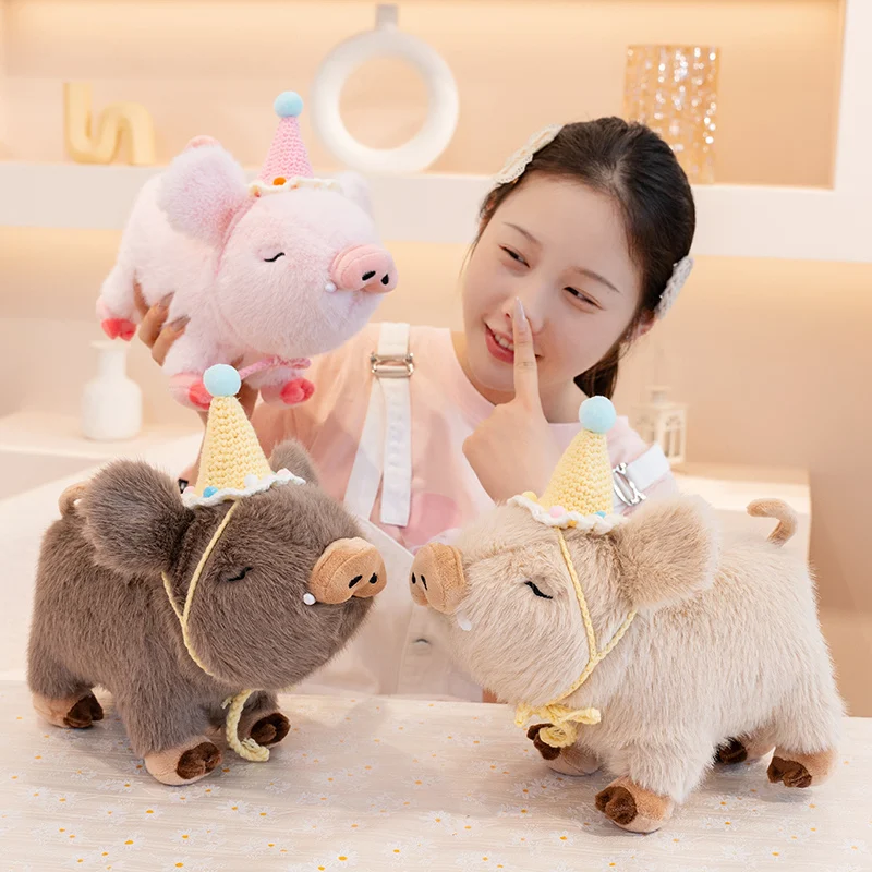 Мультфильм моделирование аниме дикий кабан игрушка высокого качества Kawaii свинья с шляпой на день рождения кукла праздничный подарок
Мультфильм моделирование аниме дикий кабан игрушка высокого качества Kawaii свинья с шляпой на день рождения кукла праздничный подарок