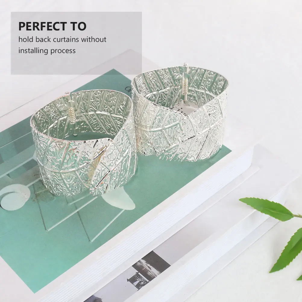 2 Pcs Curtain Tiebacks Decorative Alloy Fasteners Chic Curtains Home Hotel Restaurant Window Accessories
2 Pcs Curtain Tiebacks Decorative Alloy Fasteners Chic Curtains Home Hotel Restaurant Window Accessories