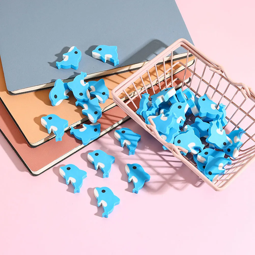 20 Pcs Little Dolphin Eraser Erasers Deep Sea Creature Cartoon Sky-blue Tpr Decorative
20 Pcs Little Dolphin Eraser Erasers Deep Sea Creature Cartoon Sky-blue Tpr Decorative