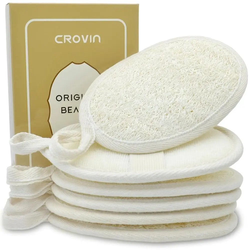 Exfoliating Body Scrub Set, 6 Pack Natural Shower Sponges for Men & Women, Ideal for Spa-Like Bath Experience
Exfoliating Body Scrub Set, 6 Pack Natural Shower Sponges for Men & Women, Ideal for Spa-Like Bath Experience