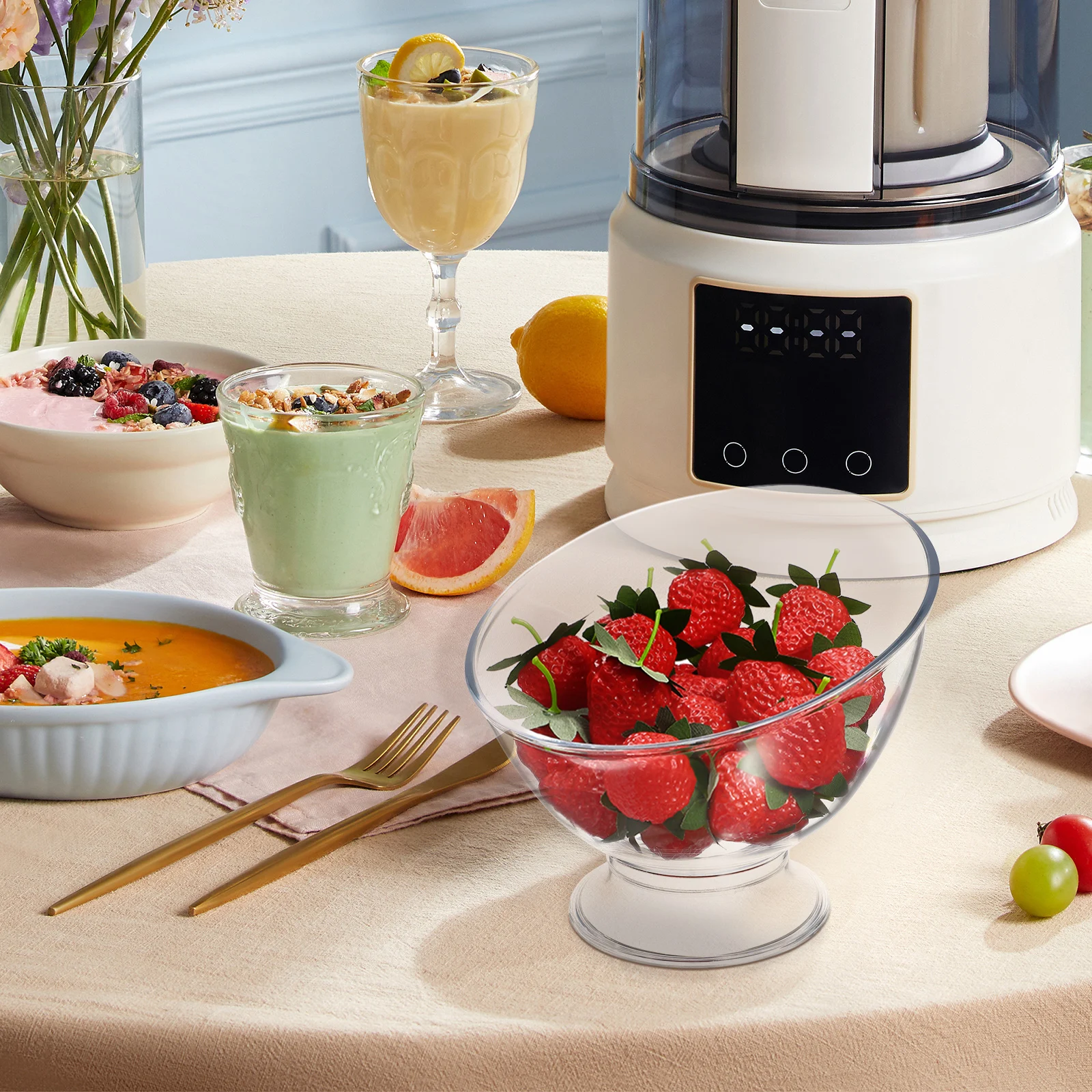 Multi-Function Dessert Bowl Transparent Fruit Ice Cream Trifle Dish for Home Party Wedding Christmas Serving Tableware Set
Multi-Function Dessert Bowl Transparent Fruit Ice Cream Trifle Dish for Home Party Wedding Christmas Serving Tableware Set