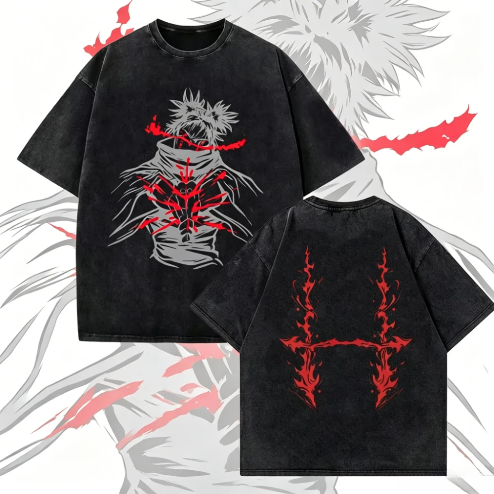 2026 Hot Sale Anime Jujutsu Kaisen Gojo Satoru T Shirts Washed Men Women Harajuku T-Shirts High Quality Tops Tees Streetwear
2026 Hot Sale Anime Jujutsu Kaisen Gojo Satoru T Shirts Washed Men Women Harajuku T-Shirts High Quality Tops Tees Streetwear