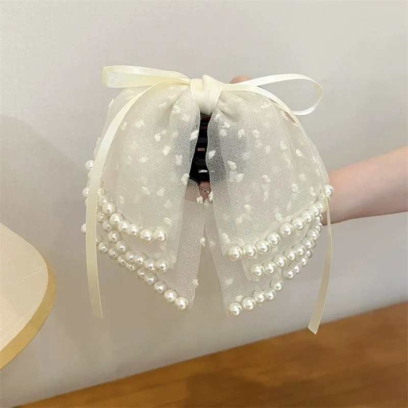 Sweet Printed Tulle Bow Hair Clip Luxurious Low Ponytail Clip for Voluminous Hair Updo Clip for the Back of the Head
Sweet Printed Tulle Bow Hair Clip Luxurious Low Ponytail Clip for Voluminous Hair Updo Clip for the Back of the Head