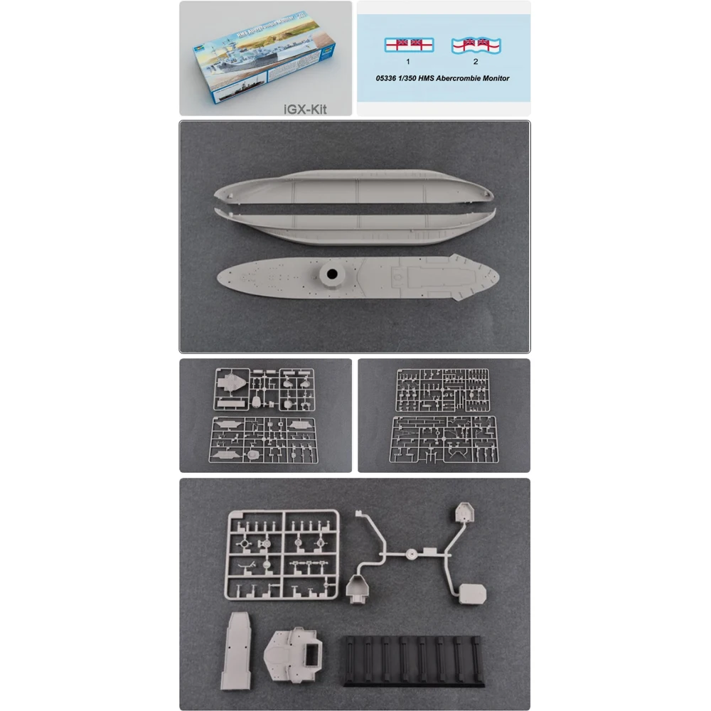 Trumpeter 05336 1/350 Scale HMS Abercrombie Monitor Ship Assembly Plastic Handcraft Display Model Building Kit
Trumpeter 05336 1/350 Scale HMS Abercrombie Monitor Ship Assembly Plastic Handcraft Display Model Building Kit