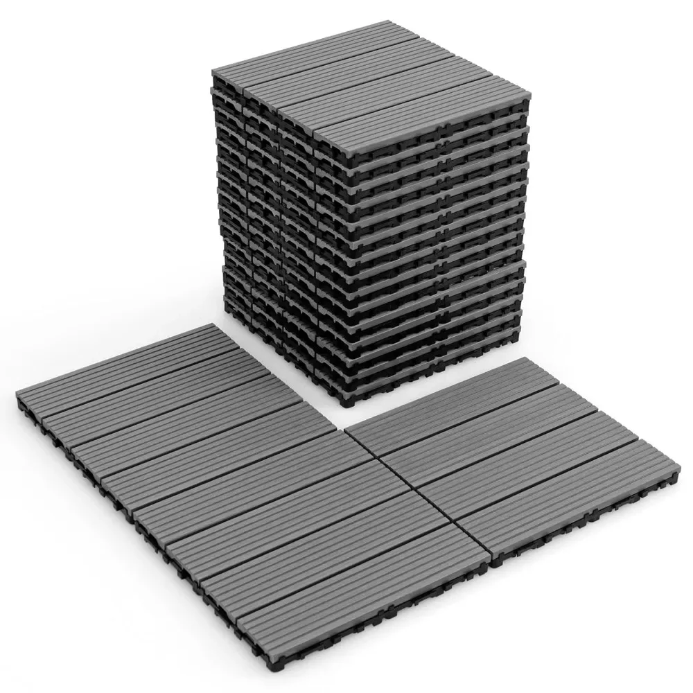 Interlocking Deck Tiles Composite Outdoor Flooring Covering All Weather Use, Patio Decking Boards for Balcony, Poolside,Backyard
Interlocking Deck Tiles Composite Outdoor Flooring Covering All Weather Use, Patio Decking Boards for Balcony, Poolside,Backyard