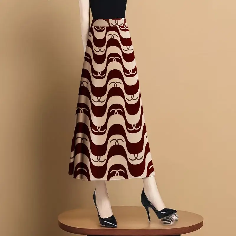 Retro Style Skirt Versatile Over-knee Skirt to Make You Look Slim Mid-length A-line Women's Big Hem Skirt
Retro Style Skirt Versatile Over-knee Skirt to Make You Look Slim Mid-length A-line Women's Big Hem Skirt