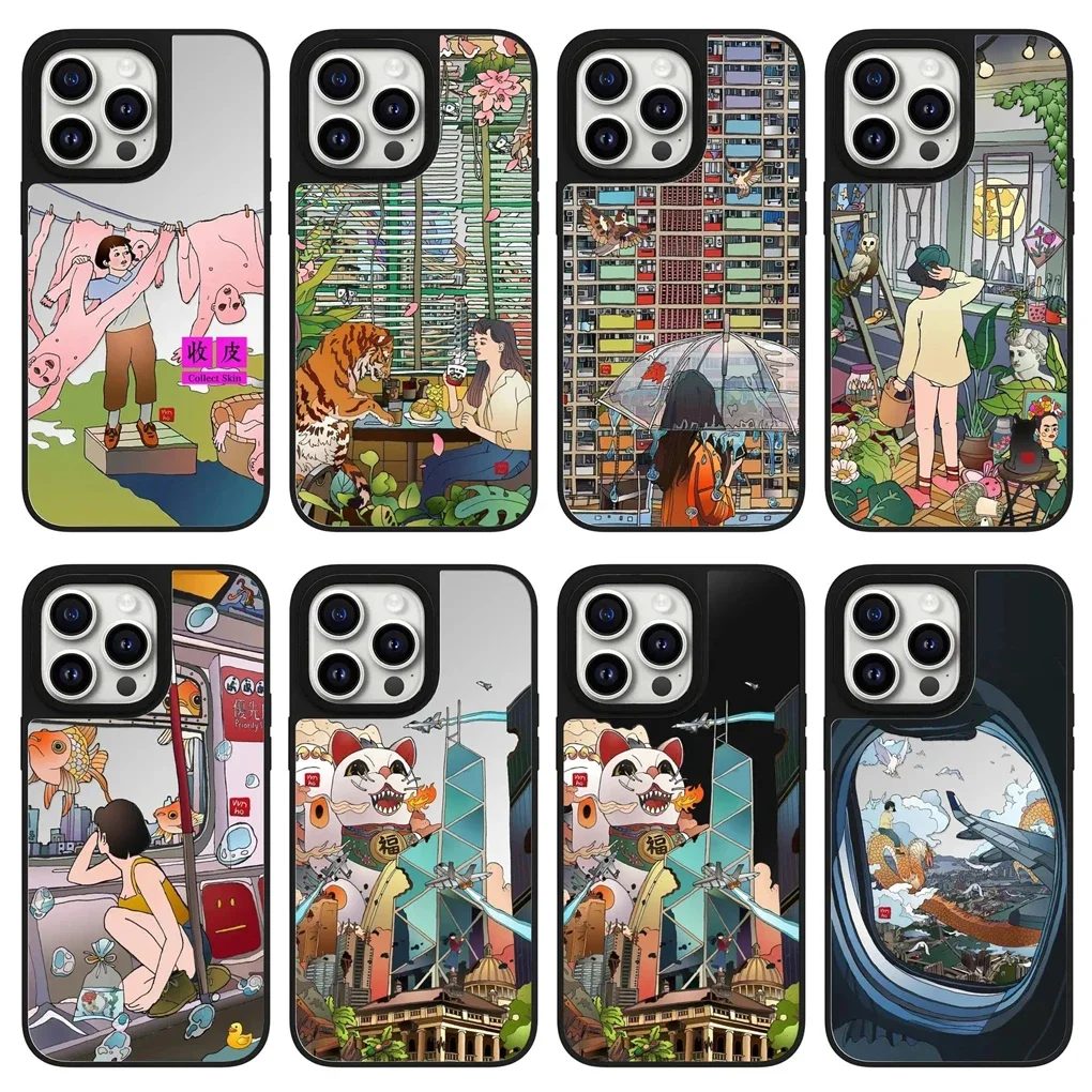 City Fantasy Mirror Surface Protective iPhone Case Cover for 16 15 14 13 12 Pro Max Case
City Fantasy Mirror Surface Protective iPhone Case Cover for 16 15 14 13 12 Pro Max Case