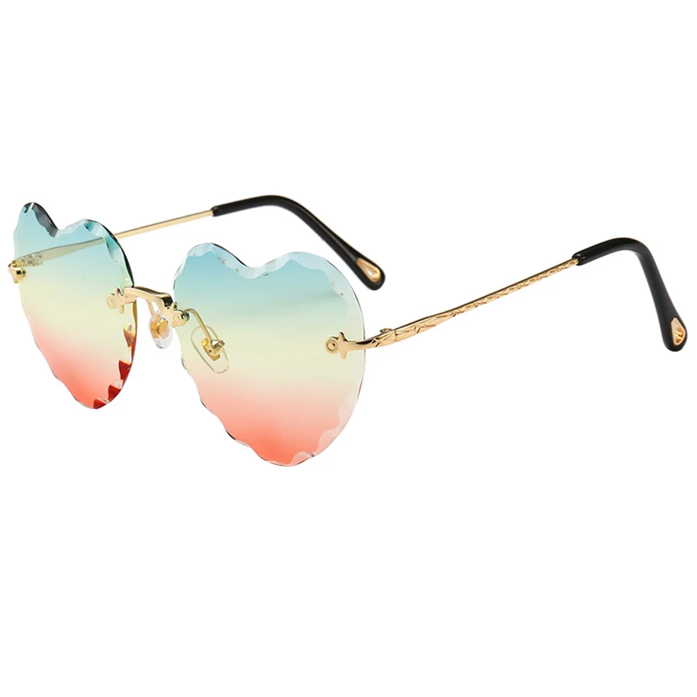Sunglasses Damen Sonnenbrille Trendy Retro Frauen UV Heart Shaped Rimless Glasses Party Photo Prop Fashion Accessory Lightweight
Sunglasses Damen Sonnenbrille Trendy Retro Frauen UV Heart Shaped Rimless Glasses Party Photo Prop Fashion Accessory Lightweight