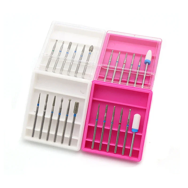 6pcs Ceramic Diamond Nail Drill Set Milling Cutter for Manicure Rotary Burr Clean Bits Electric Machine Art Accessory
6pcs Ceramic Diamond Nail Drill Set Milling Cutter for Manicure Rotary Burr Clean Bits Electric Machine Art Accessory