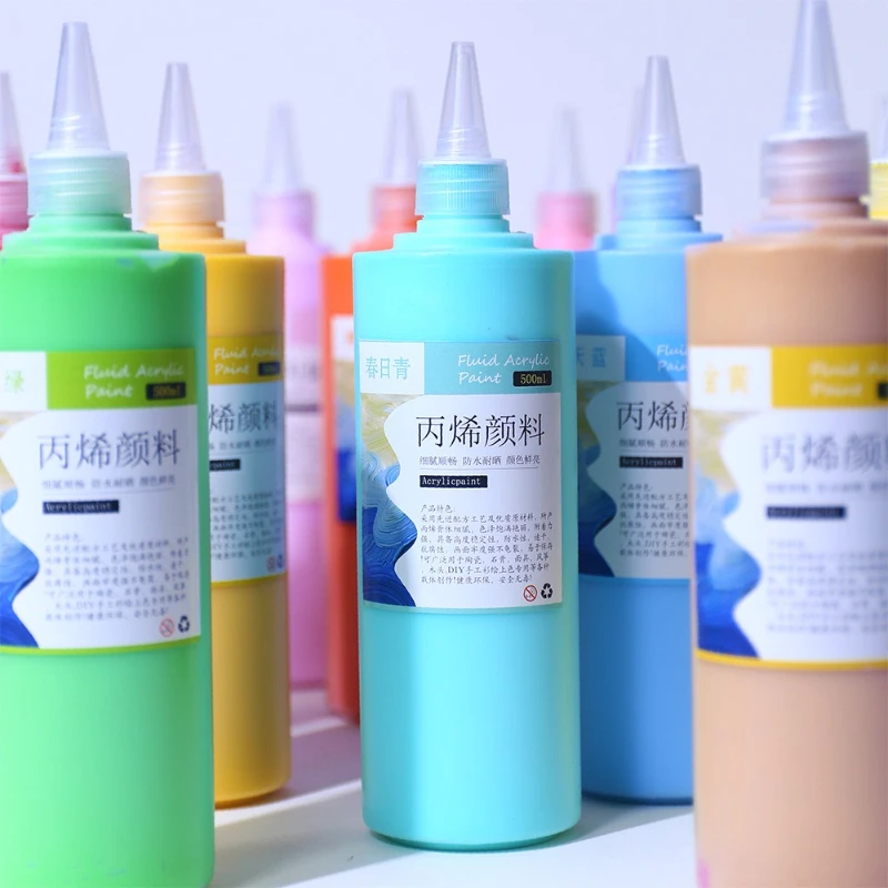500ml Acrylic Paint Paste Delicate Quick-drying Waterproof Moisture-proof for DIY Painted Wall Painting Gypsum Doll Graffiti
500ml Acrylic Paint Paste Delicate Quick-drying Waterproof Moisture-proof for DIY Painted Wall Painting Gypsum Doll Graffiti