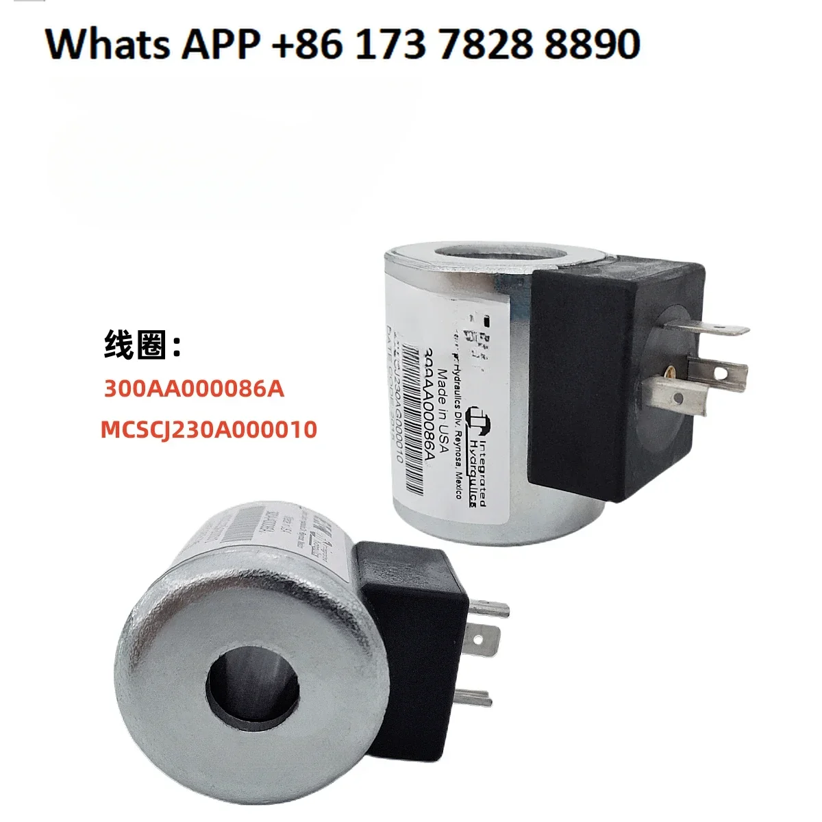 300AA00101A Катушка электромагнитного клапана MCSCJ012DN 000010 Специально для гидравлического оборудования
300AA00101A Катушка электромагнитного клапана MCSCJ012DN 000010 Специально для гидравлического оборудования