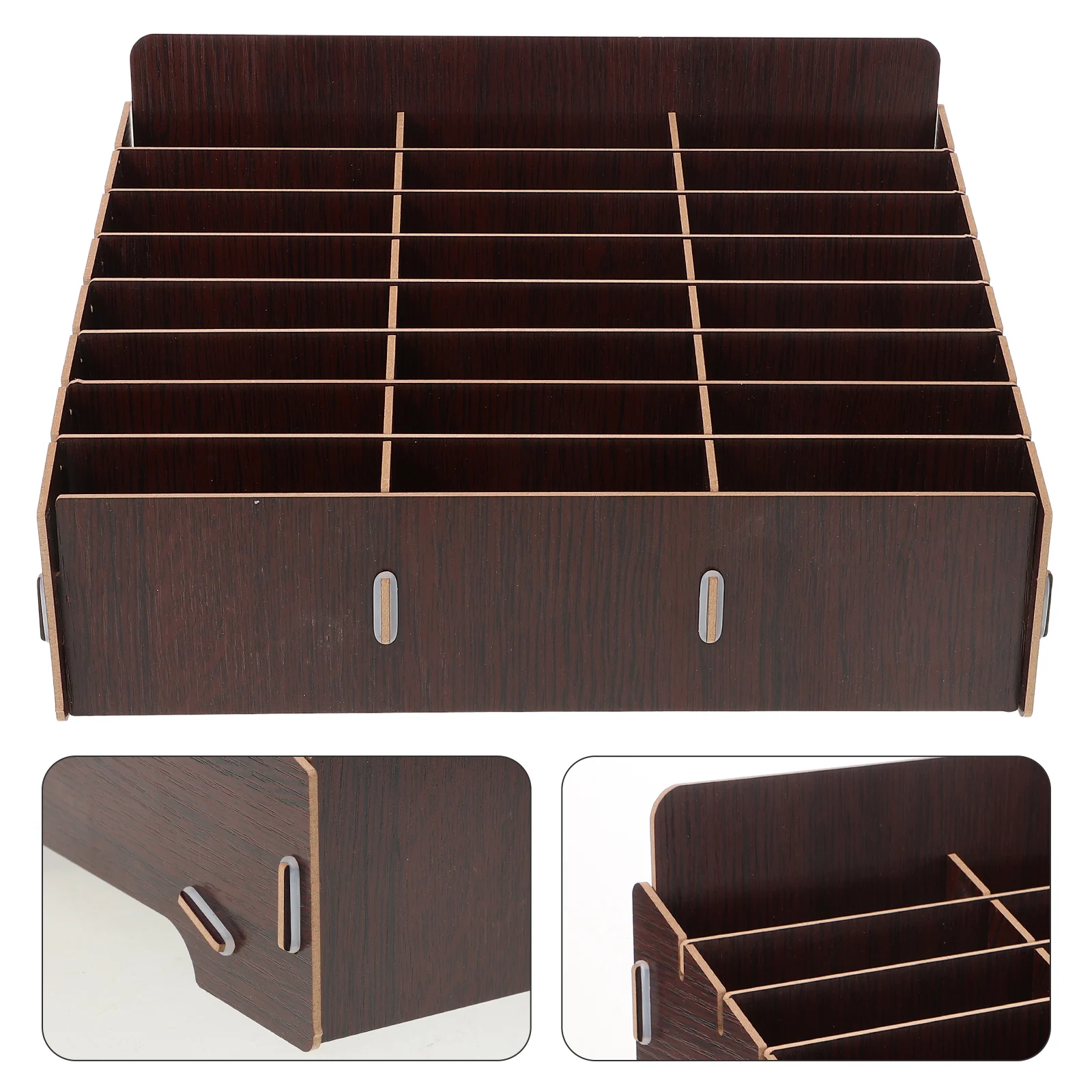 Wooden Desktop Box Mobile Organizer Multi Grid Cell Holder For Classroom Meeting Room Phone Storage Container Desk Organizer
Wooden Desktop Box Mobile Organizer Multi Grid Cell Holder For Classroom Meeting Room Phone Storage Container Desk Organizer