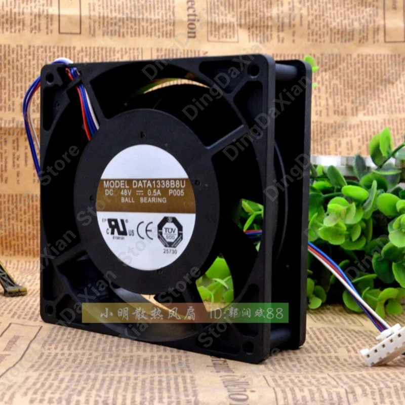 X 1 шт. для AVC DATA1338B8U | 48В 0.50А | 12,7 см | 4-проводной промышленный вентилятор охлаждения корпуса
X 1 шт. для AVC DATA1338B8U | 48В 0.50А | 12,7 см | 4-проводной промышленный вентилятор охлаждения корпуса