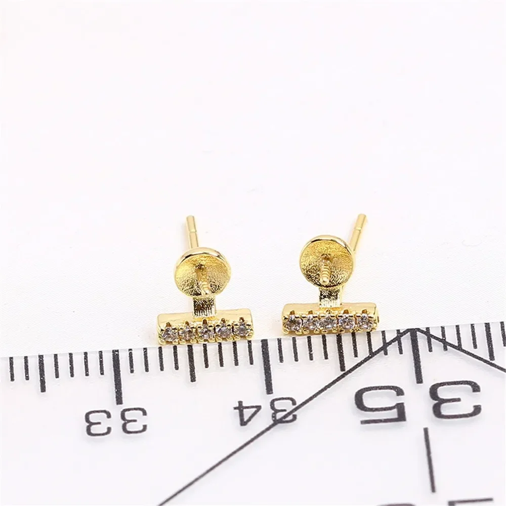 Gold Plated Pearl Earring Settings, DIY Jewelry Making Supplies, Blank Ear Stud Bases for Handmade Accessories, 1pair No Pearl
Gold Plated Pearl Earring Settings, DIY Jewelry Making Supplies, Blank Ear Stud Bases for Handmade Accessories, 1pair No Pearl