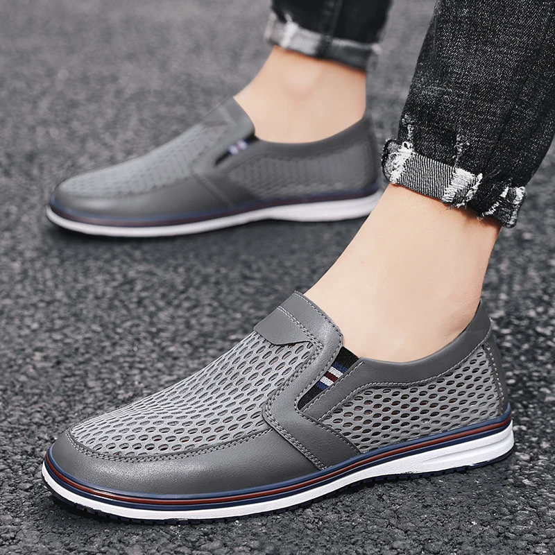 Лидер продаж лета, повседневная обувь с дышащей сеткой, уличная противоскользящая пляжная мужская обувь для кемпинга, модная синяя мужская спортивная обувь 
Лидер продаж лета, повседневная обувь с дышащей сеткой, уличная противоскользящая пляжная мужская обувь для кемпинга, модная синяя мужская спортивная обувь