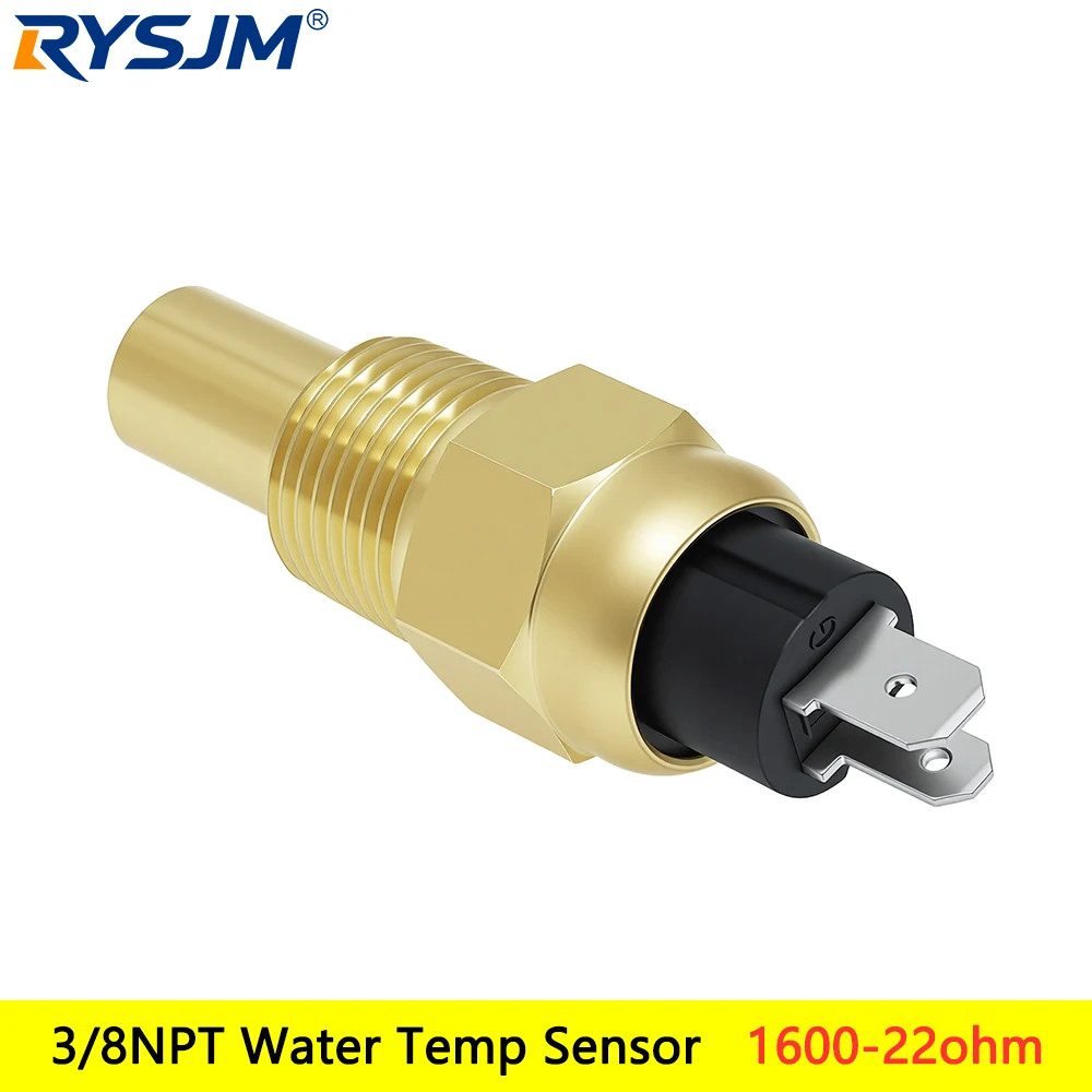 3/8NPT Thread Water Temp Sensor 1600-22ohm Water Temperature Sensor For Water Temp Gauge Marine Boat Car Accessories
3/8NPT Thread Water Temp Sensor 1600-22ohm Water Temperature Sensor For Water Temp Gauge Marine Boat Car Accessories