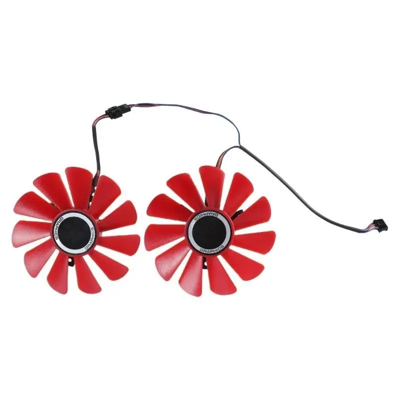 652F 2PCS Cooling Fan With PWM Control And LED Lighting 4Pin Connection FDC10U12S9C For Computer Enthusiasts
