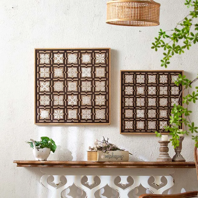 Moroccan-style porch cover ugliness hanging painting B&B bedroom background wall decoration combination painting American retro
Moroccan-style porch cover ugliness hanging painting B&B bedroom background wall decoration combination painting American retro