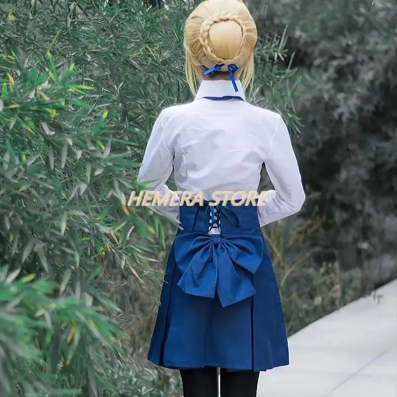 hhh 2025Fate Stay Night Sabre, парики для косплея, костюмы, униформа моряка, женское платье, карнавальный комплект одежды для вечеринки, Хэллоуин
hhh 2025Fate Stay Night Sabre, парики для косплея, костюмы, униформа моряка, женское платье, карнавальный комплект одежды для вечеринки, Хэллоуин