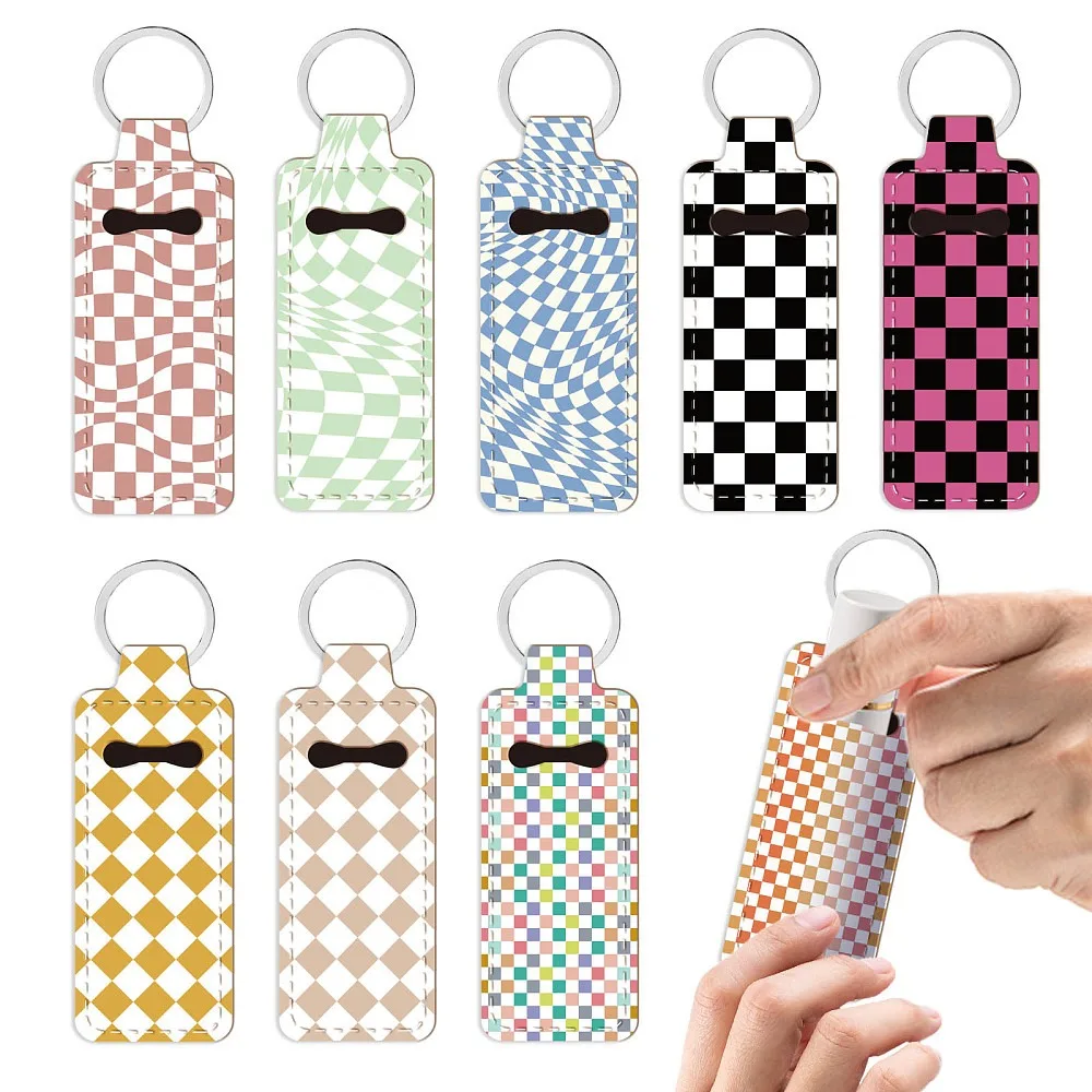 9Pcs Cloth Keychains Liostick Storage Bags Rectangle with Split Key Ring Platinum Tartan 98x38mm
9Pcs Cloth Keychains Liostick Storage Bags Rectangle with Split Key Ring Platinum Tartan 98x38mm