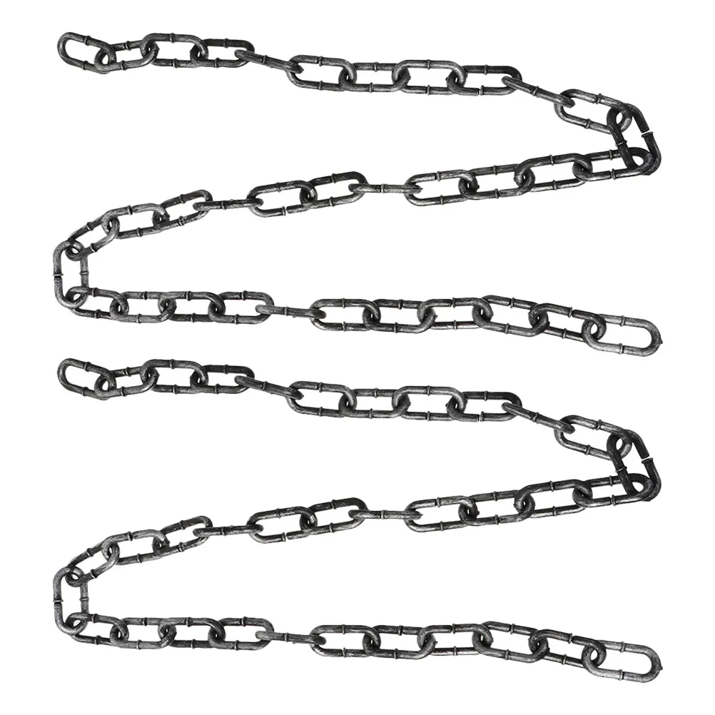 2Pcs Realistic Prison Chain Halloween Plastic Chain Prop for Horror Party Decoration Fake Chains Cosplay Accessories
2Pcs Realistic Prison Chain Halloween Plastic Chain Prop for Horror Party Decoration Fake Chains Cosplay Accessories