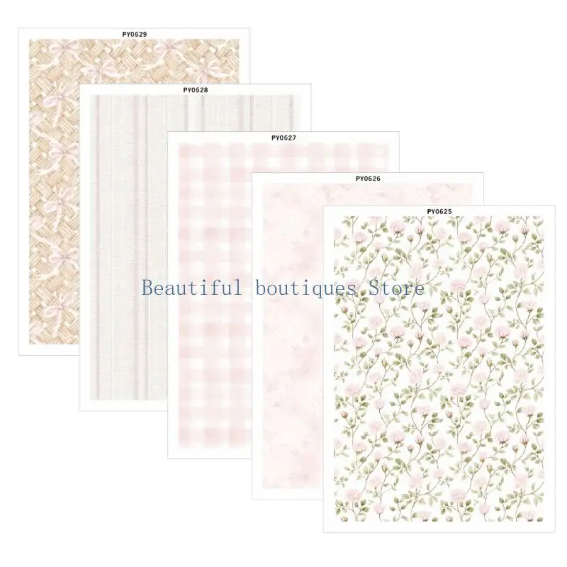 U4LF Set of 5 Multiple Surfaces Water Slide Decals Soft Clay Transfer Paper Water Slide Stickers for Easter Craft and Gifts
U4LF Set of 5 Multiple Surfaces Water Slide Decals Soft Clay Transfer Paper Water Slide Stickers for Easter Craft and Gifts
