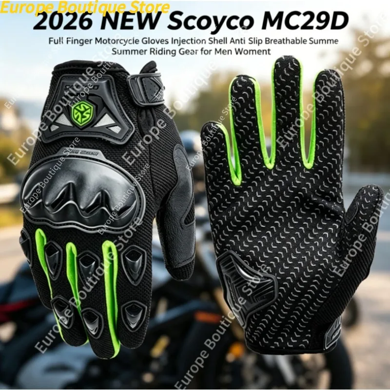 Scoyco MC29 Full Finger Motorcycle Gloves Injection Hard Shell Anti Slip Breathable Motocross Riding Equipment
Scoyco MC29 Full Finger Motorcycle Gloves Injection Hard Shell Anti Slip Breathable Motocross Riding Equipment