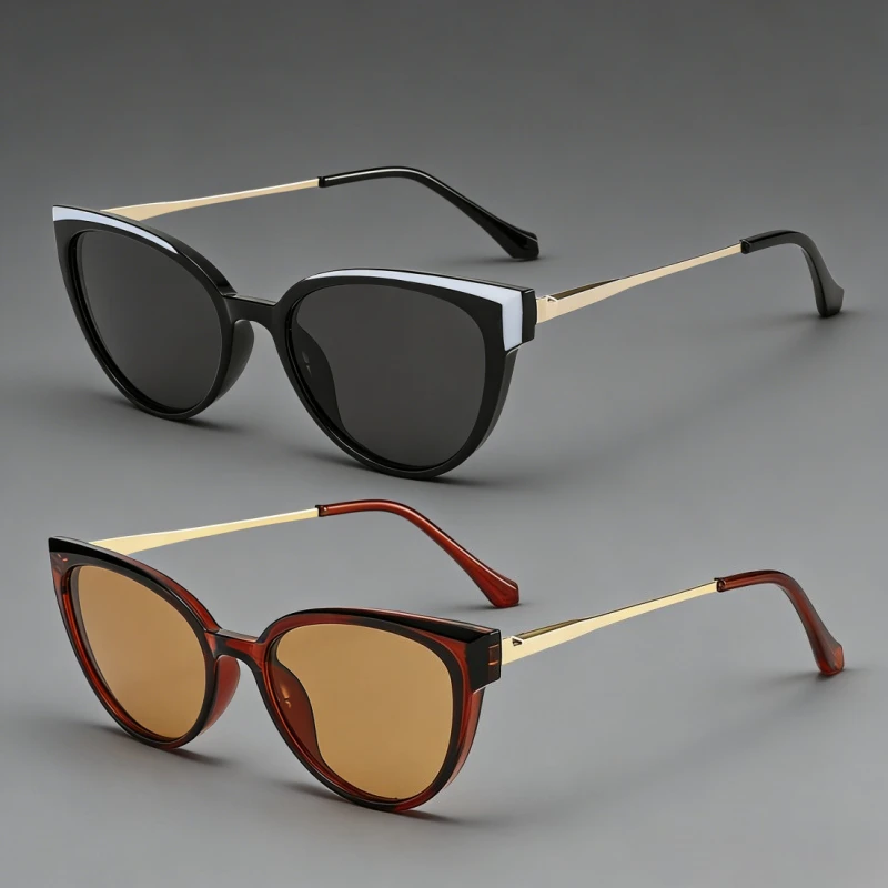 Cat-Eye Full-Frame Fashion Sunglasses Metal Legs Trendy Goggles Women's Outdoor Sports UV-Protective Driving Sun Glasses
Cat-Eye Full-Frame Fashion Sunglasses Metal Legs Trendy Goggles Women's Outdoor Sports UV-Protective Driving Sun Glasses