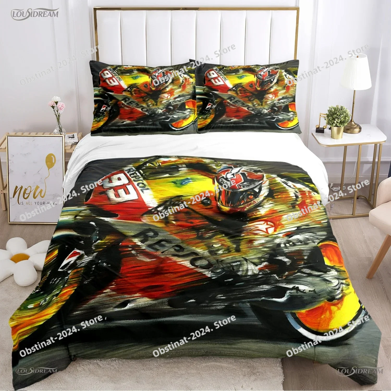 Racing enthusiast motorcycle Duvet Cover casal Comforter Beding set Soft Quilt Cover and Pillowcase for SingleDoubleQueenKing
Racing enthusiast motorcycle Duvet Cover casal Comforter Beding set Soft Quilt Cover and Pillowcase for SingleDoubleQueenKing