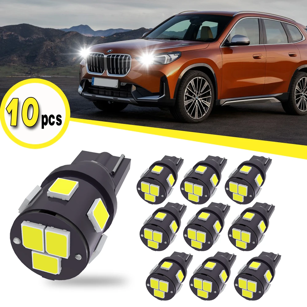 10 светодиодных ламп T10 168 194 Canbus для BMW E90 E60 168 501 W5W, светодиодные лампы-клинки для внутреннего освещения автомобиля, 12В, белый свет 6000K
10 светодиодных ламп T10 168 194 Canbus для BMW E90 E60 168 501 W5W, светодиодные лампы-клинки для внутреннего освещения автомобиля, 12В, белый свет 6000K