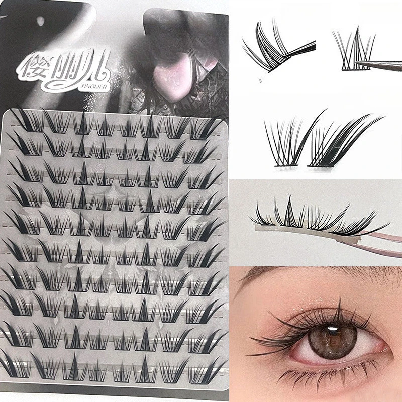 80 Clusters False Eyelashes 10mm Fox Butterfly Rabbit Series 3 in 1 Fake Eyelash Black Stem Thick Lashes for Beginners
80 Clusters False Eyelashes 10mm Fox Butterfly Rabbit Series 3 in 1 Fake Eyelash Black Stem Thick Lashes for Beginners