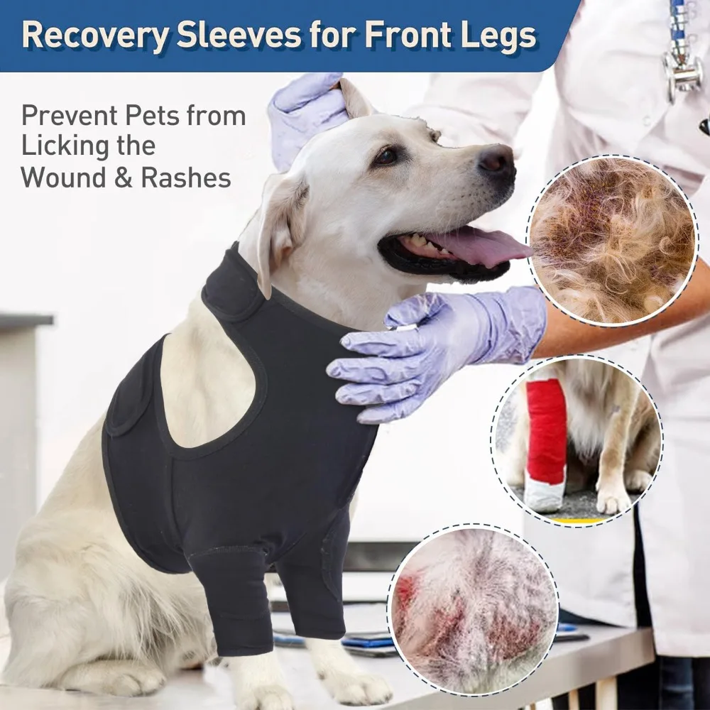 Dog Anti-Lick Leg Braces – Soft & Elastic Front Leg Protectors, Post-Op Recovery Sleeves for Small/Medium/Large Dogs
Dog Anti-Lick Leg Braces – Soft & Elastic Front Leg Protectors, Post-Op Recovery Sleeves for Small/Medium/Large Dogs