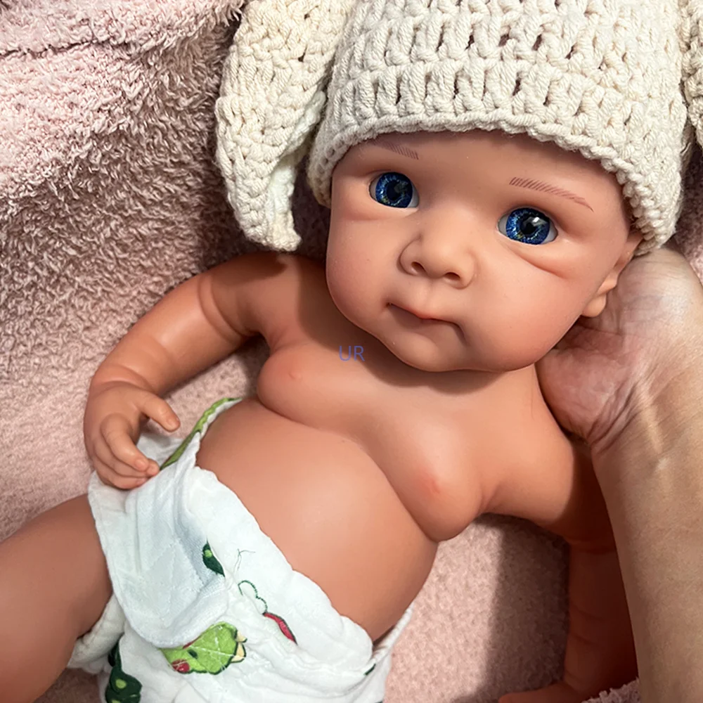 19-дюймовая мягкая силиконовая кукла Reborn для маленьких девочек, реалистичные голубые глаза, кукла ручной работы для новорожденных для детей от 3 лет, рождественские подарки, куклы-энтузиасты
19-дюймовая мягкая силиконовая кукла Reborn для маленьких девочек, реалистичные голубые глаза, кукла ручной работы для новорожденных для детей от 3 лет, рождественские подарки, куклы-энтузиасты